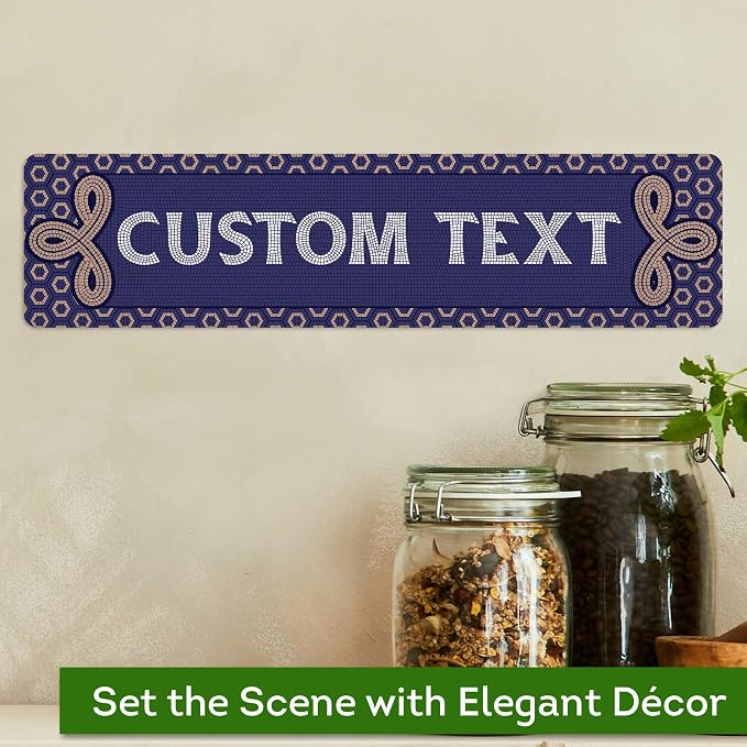 Custom Sign, Custom Street Sign, 11 Font Colors, 13 Font Styles, 4 Hole Options - Image 4