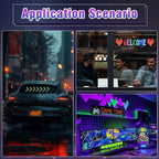 Programmable LED Sign, Scrolling Flexible Advertising Digital Signs, LED Car - Image 4