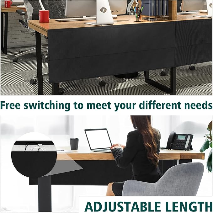 EcoBrisa 60" Under Desk Privacy Panel - Image 7