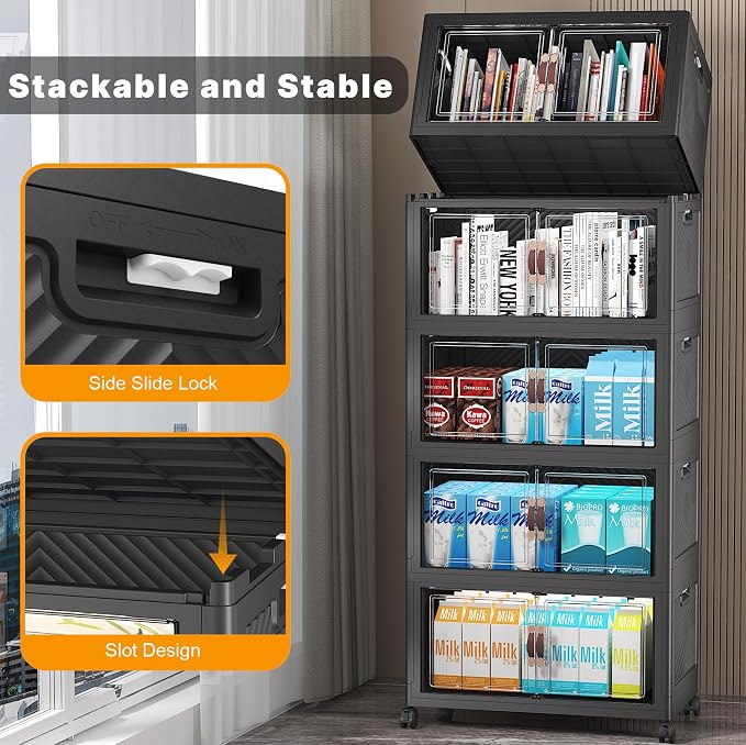 UAMFURI Extra Large Stackable Storage Bins - Image 3