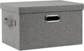 Graciadeco Medium 15" 21 Quart Collapsible Stackable Storage Bins by GraciadecoStorage