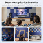 UNECHO 12 Pack 12" X 12" X 0.4" Acoustic Panels - Image 6