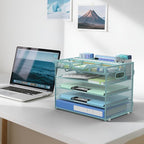 Docnest 5 Tier Mesh Desk Organizer- Letter Tray - Image 6