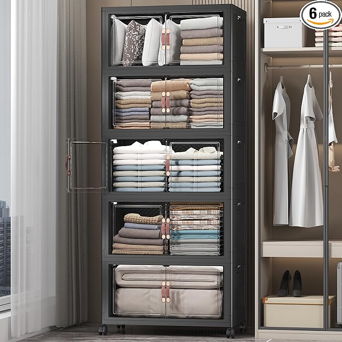 UAMFURI Extra Large Stackable Storage Bins by UAMFURIDirect