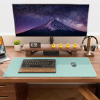 Auhoahsil Felt Desk Mat, Minimalist Large Mouse Pad XL 31.5 x 11.8 in, Desk Matt - Image 7