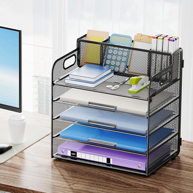 Marbrasse 5 Tier Paper Organizer - Image 2