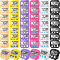 Macarrie 48 Pcs Digital Kitchen Timer Bulk Small Magnetic Backing Stand Timer by Macarrie
