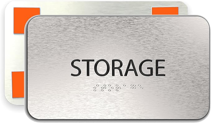 ADASigns Storage Room Sign 7”x4” by ADASigns