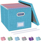 Oterri File Organizer with Lid, File Box, File Cabinet by Oterri