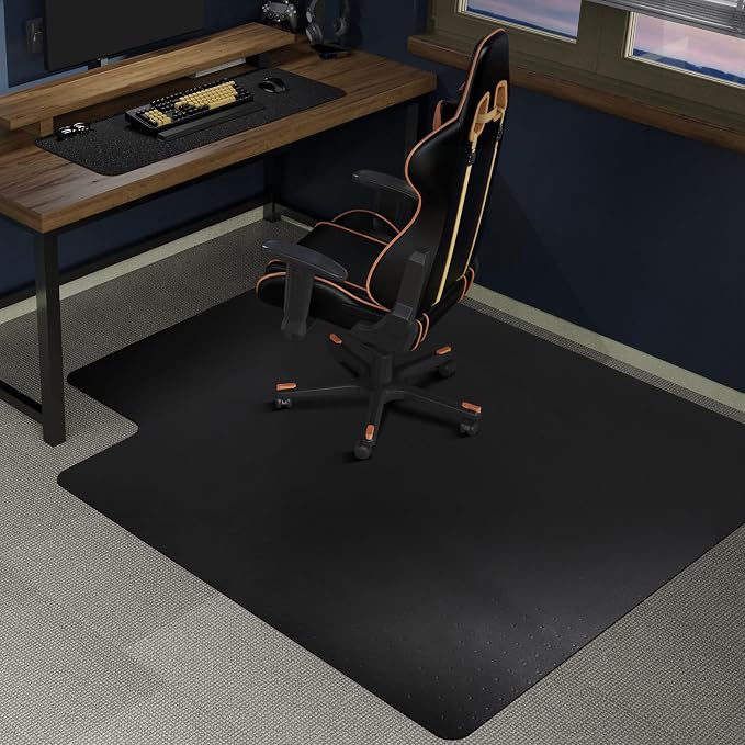SALLOUS Office Chair Mat for Carpet, Non-Slip Floor Mat by SALLOUS