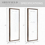 Sheffield Home Set of Two Family Planner Dry Erase Boards Featuring, Chore Chart - Image 3