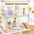 5 Pack Clear Stackable Shoe Organizer Box - Image 3