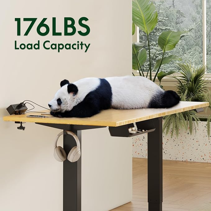 FLEXISPOT EN2 Whole-Piece Bamboo Standing Desk - Image 9