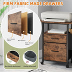 GYIIYUO 2 Drawer File Cabinet - Image 7