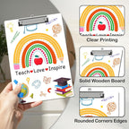 APIILVPQ Teacher Clipboard, Rainbow Clipboards - Image 4