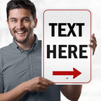 Custom Arrow, Custom Directional Sign, Right Arrow, 12x18 Inches, 3M EGP - Image 2