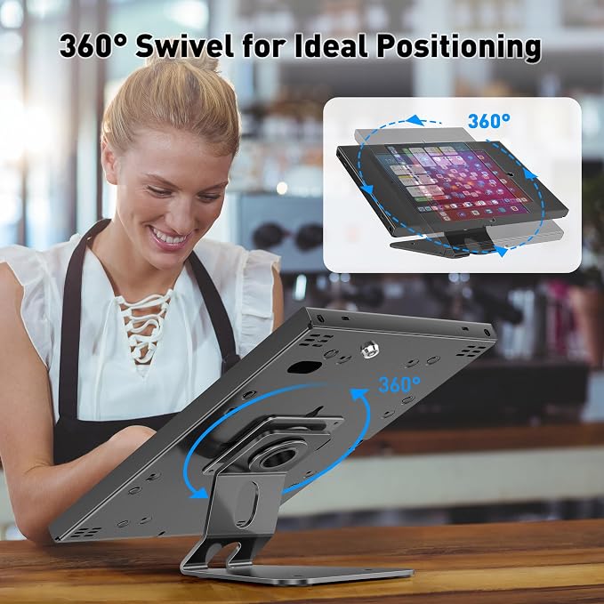 AboveTEK Anti-Theft Tablet Stand – iPad Locking & Security Stand, Countertop & - Image 6