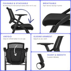 30 Pack Stackable Conference Room Chairs - Image 5