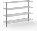 Regal Altair 21" Deep x 72" Wide x 54" Height Wire Shelving Kit | 4-Tier | NSF by Regal+Altair