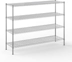 Regal Altair 21" Deep x 72" Wide x 54" Height Wire Shelving Kit | 4-Tier | NSF by Regal+Altair