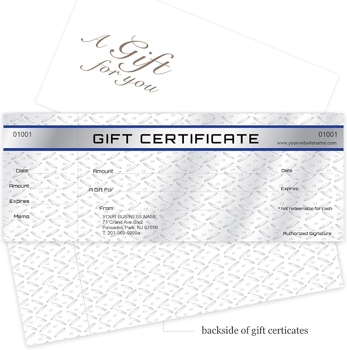 Custom Gift Certificates Cards - Image 3