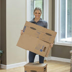 Bankers Box Small Classic Moving Box 5 Pack, Reinforced Handles, Tape-Free - Image 4