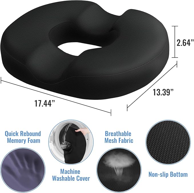 Donut Pillow Seat Cushion Chair Pad - Image 2