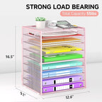 Cawukege 9 Tier Paper Organizer - Image 6