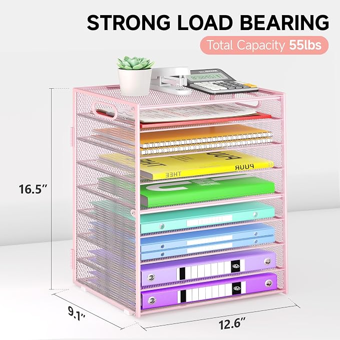 Cawukege 9 Tier Paper Organizer - Image 6