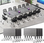 Conference Table, 55.1''Folding Conference Room Table by Unknown