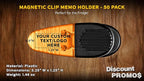 50 Magnetic Memo Holders Set - Image 4
