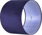 Dark Blue Velvet Drum Lamp Shade Modern Lampshade 13``Top×13``Bottom×10``High - Image 5
