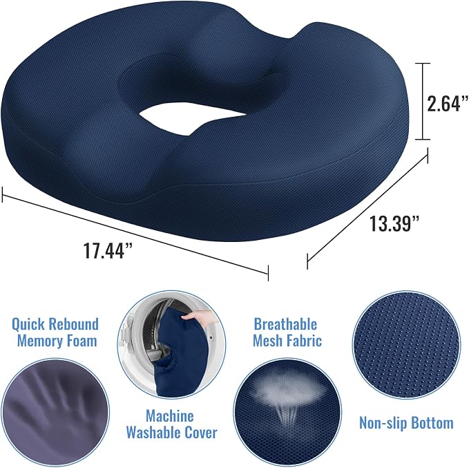 CloudBliss Donut Pillow Seat Cushion - Image 2