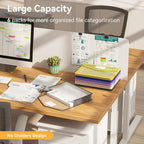 ABC life 6 Pack Plastic Expanding File Folder, Transparent Envelopes - Image 3