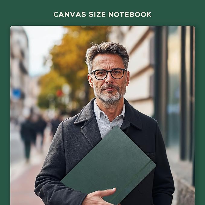 Beechmore Books A3 Sketchbook – 11.7x16.5 Premium Vegan Leather Bound Large - Image 7