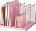 LEKETREE Small Desk File Organizer, 5-Section Upright File Sorter, Vertical by RefinedOfficeEasyManagemen