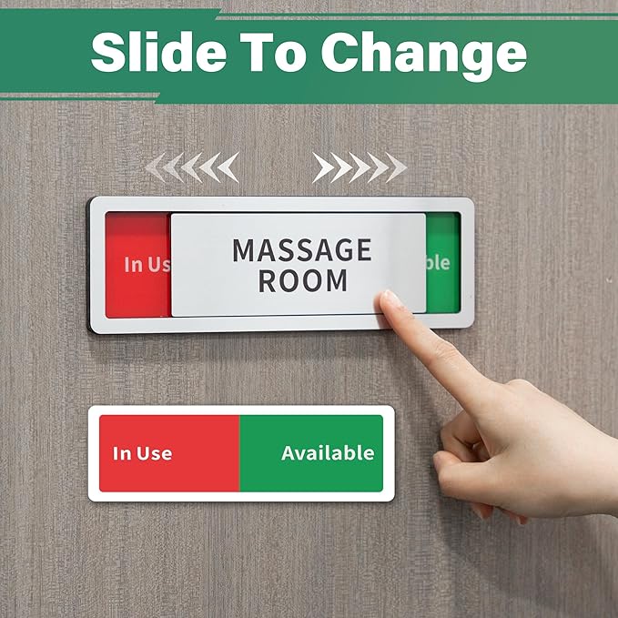 Exam Room Sign, Exam Room Numbers, In Use/Available Slider Door Signs - Image 8