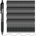 ParKoo Black Gel Pens, 100 Pack Quick Dry Retractable Medium Point 0.7mm by Parkoo