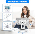 AboveTEK Retail Kiosk iPad Stand, 360° Rotating Commercial POS Tablet Stand - Image 4