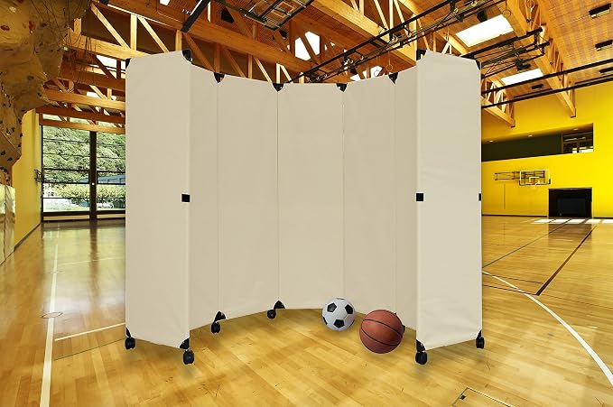 Versare MP10H Portable Folding Wall Partition | Economical 5 Panel Design | - Image 2