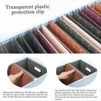2 Pack File Storage Organizer, Filing Box, Portable File Box - Image 2