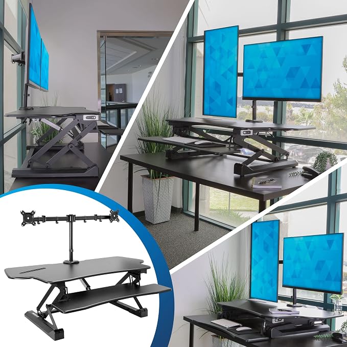 Mount-It! Electric Standing Desk Converter - Image 4