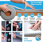 Premium 12ft Edge Protector for Baby, Odorless & Waterproof Edge Protector - Image 4