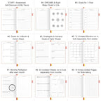 Undated Luxurious Weekly & Monthly Planner to Increase Productivity Hit Your - Image 5