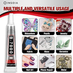B7000 Rhinestone Glue Clear 15 PCS 15ml – Strong Transparent No Trace Jewelry - Image 4