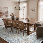 GENIMO 3x5 Area Rugs for Living Room, Machine Washable Rug, Non Slip Vintage - Image 3