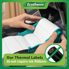1.25" x 1" Thermal Labels | 4 Rolls | 5520 Labels | fits Zebra, Offnova Thermal - Image 4