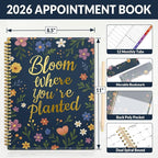 SUNEE 2026 Appointment Book, Quarter-Hourly, Weekly & Monthly - Image 4