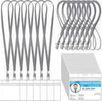 Marspark 50 Sets Clear Name Tags by Marspark