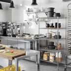 Regal Altair 24" Deep x 30" Wide x 64" Height Wire Shelving Kit | 5-Tier | NSF - Image 6